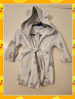 Carter's Baby Bath Robe Koala Bear- 0-9 Months